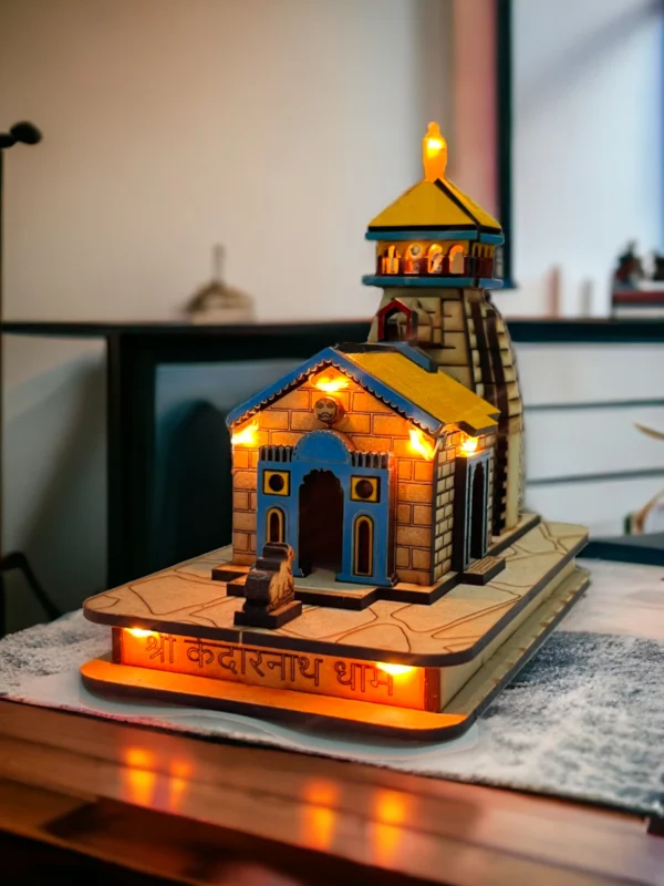 kedarnath temple model with led