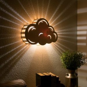 3d Cloud with Led Setup